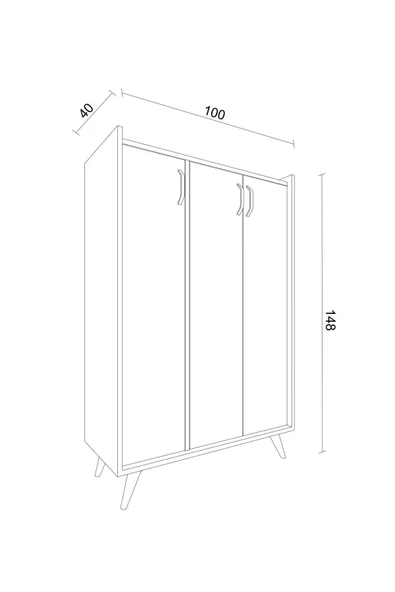 Mymob Cesy Çok Amaçlı Dolap - 4