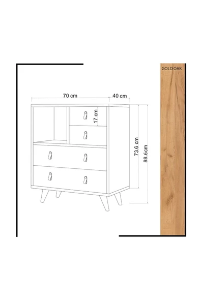 Mymob My Mob Fallow Şifonyer - 4