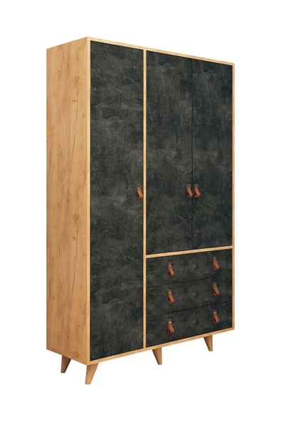 Mymob Chunky 3 Kapaklı Gardrop - 3