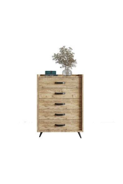 Mymob Evin 5 Çekmeceli Şifonyer - 2