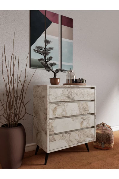 Mymob Suvera 4 Çekmeceli Şifonyer - 2