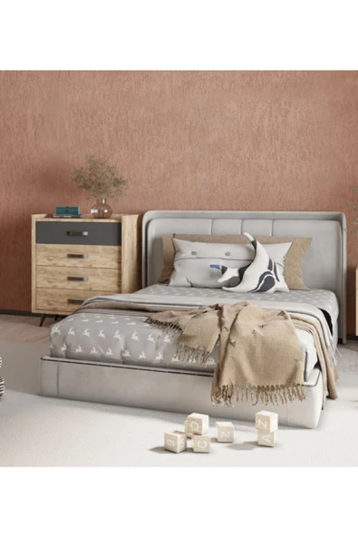 Mymob İda 4 Çekmeceli Şifonyer - 4