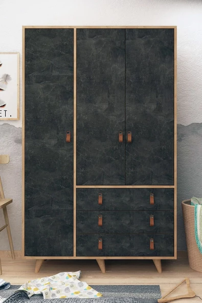 Mymob Chunky 3 Kapaklı Gardrop