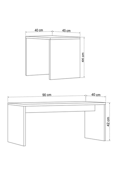 Mymob Nuguso Orta Sehpa - Resim 3