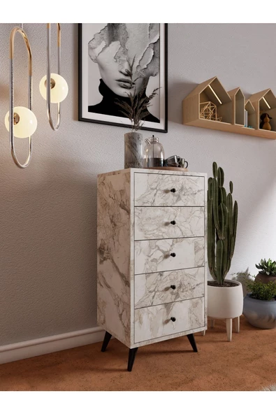 Mymob Frenzu 5 Çekmeceli Şifonyer - 2