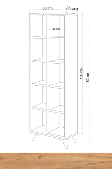 FUHO Sarmaşık Kitaplık - 3