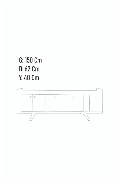 Mymob Milen Tv Sehpası - 5