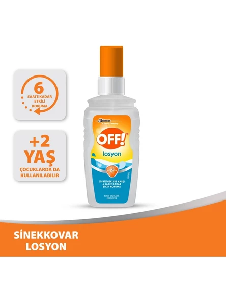 Off Sivrisineklere Karşı 6 Saat Etkili Losyon Sprey 100 ml