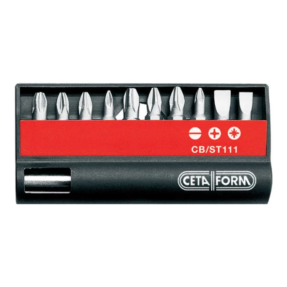 Ceta Form 11 Parça Profesyonel Bits Seti(Düz-Ph-Pz)-CETA CB/ST111