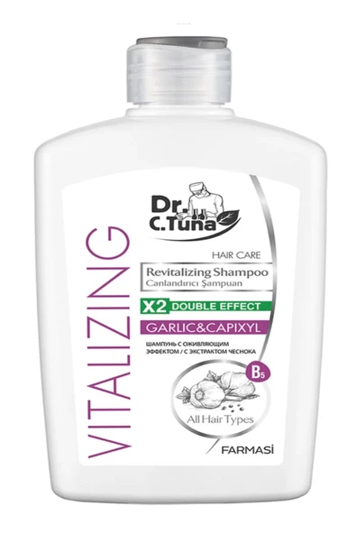 Dr. C. Tuna Vitalizing Tüm Saçlar Için Canlandırıcı Sarımsaklı Şampuan-500 ml