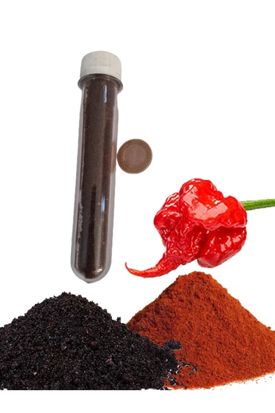 15 gram Dünyanın En Acı Biberi Carolina Reaper Ve Isot Biberi Sentezi Toz Biber Orginal