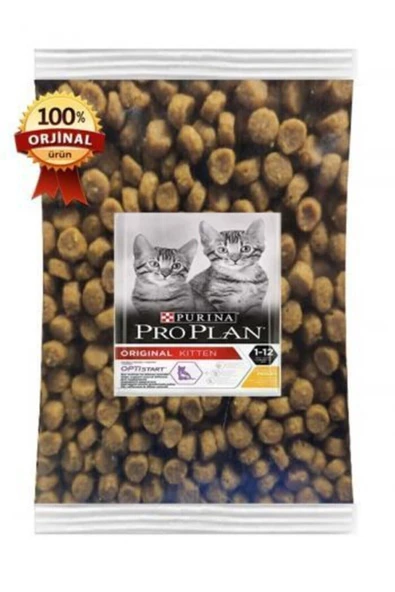 Proplan Kitten Tavuklu Yavru Kedi Maması 500 Gr X 2 Adet -özel Vakumlu Pakettir