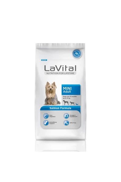 Lavital Mini Adult Somonlu Köpek Maması 1.5 Kg