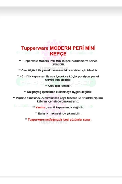 Modern Peri Mini Kepçe - 3