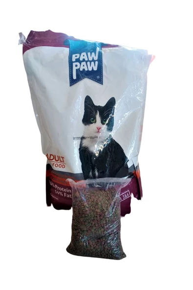 2 Kg Gourmet Karışık Gurme Kuzu Balık Tavuklu Yetişkin Kedi Maması Paw Paw Dolumu