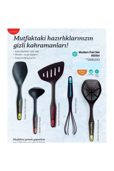 Modern Peri Set 5 Li Servis Seti Servis Takım ürün görseli 1