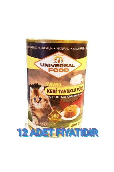 Unıversal Food Yavru Kedi Tavuklu Püre