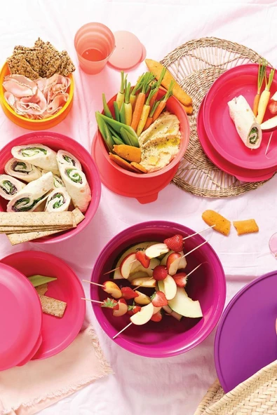 Aloha Kap 4'lü Set 450 Ml- 1 Lt- 2lt- 4 Lt - 3