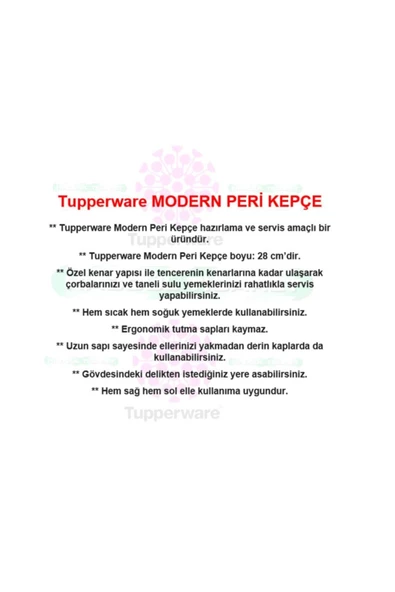 Modern Peri Kepçe Turuncu - Resim 4