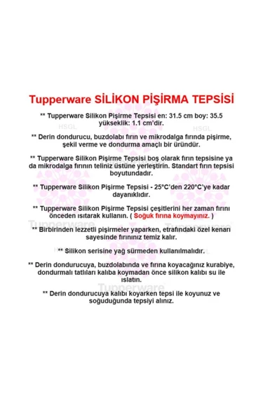 Silikon Tepsi Silikon Pişirme Frın Tepsisi Hsgl - 3