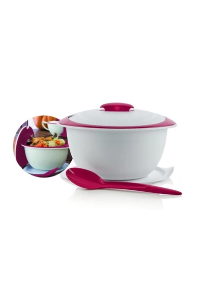 Şık Servis 4.3litre Mikrodalga Fırın Isıtma Tenceresi - 5