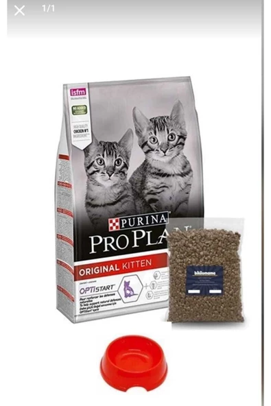 Proplan Kitten Tavuklu Yavru Kedi Maması- 1 Kg - Mama Kabı