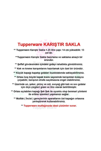 Karıştır Sakla 1.25 Litre Ölçülü Mor Karıştırma Kabı Hsgl - 2