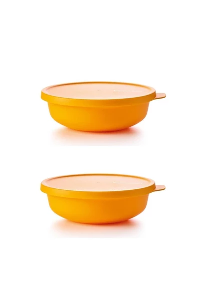 2'li Aloha Buzdolabı Gıda Saklama Kabı Papaya - 2