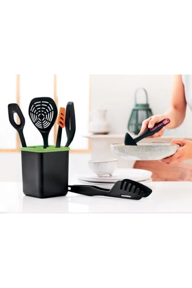 Modern Peri Set ( Kepçe-spatula-maşa-karıştırıcı ) Hsgl - Resim 2