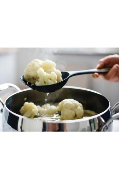 Modern Peri Set 6'lı Kaşık Kepçe Spatula Çırpıcı Kevgir Ve Kaşık Tabağı - 4