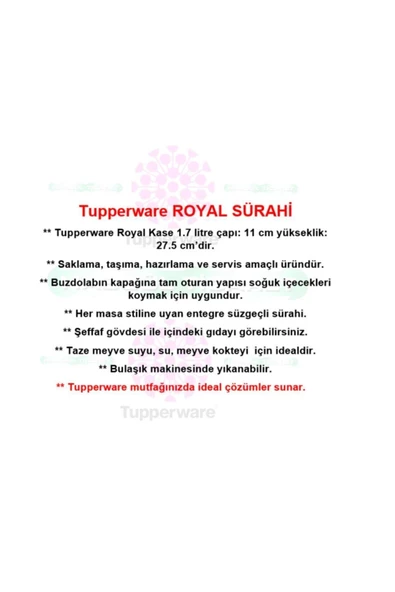 Royal Sürahi 1.7 Litre Hsgl - 2