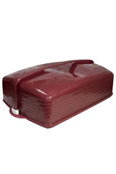 Kristalin Dikdörtgen Pasta Kek Servis Ve Sunum - 3