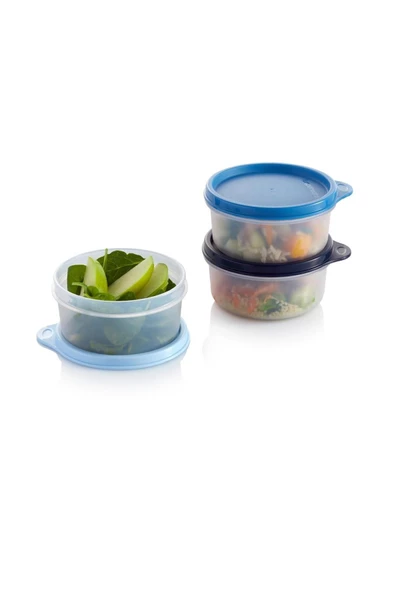 Atıştırmalık Kaplar Beyaz 3'lü Set - 2