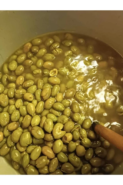 El Yapımı Köyceğiz M Boy Yeşil Kırma Zeytin 350 Gr. - 3