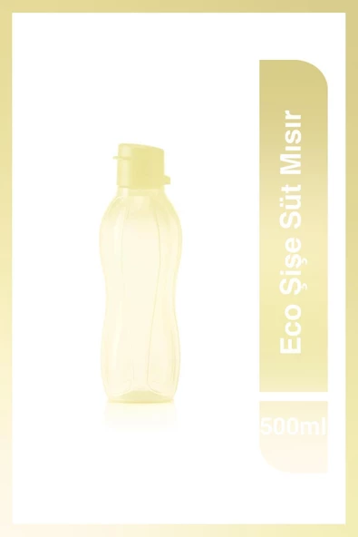 Eco Şişe Suluk & Matara Kolay Kapak Süt Mısır 500 ml