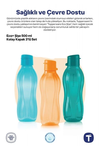 Eco Şişe Suluk 500 Ml 3 lü