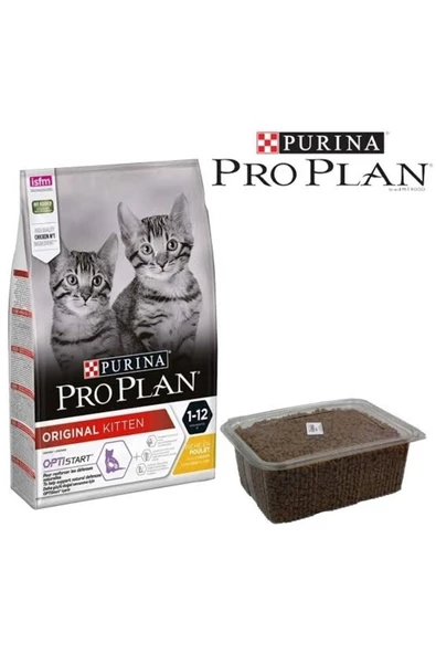 Proplan Kıtten Yavru Kedi Maması 1 Kg Şeffaf Sızdırmaz Paket Kedi Maması