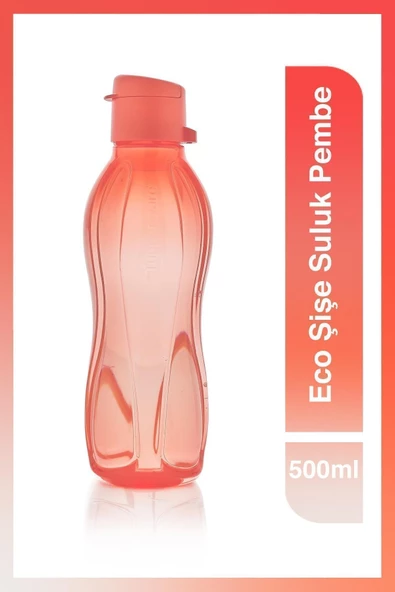 Eco Şişe Suluk Kolay Kapak 500 ml Pembe ürün görseli 1