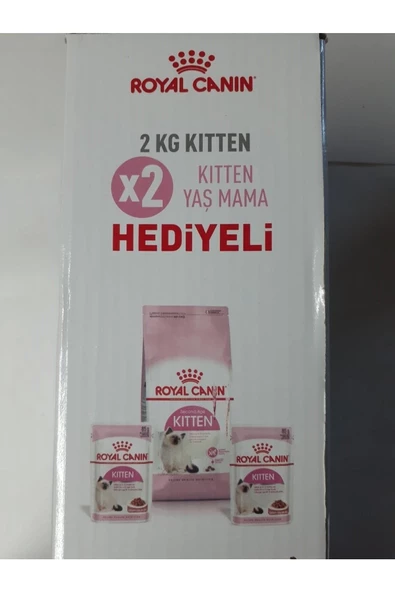 2 Kg + 2 Adet Yaş Mama