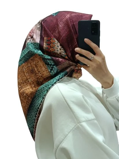 LEVİDOR İ-3409 TWİLL İPEK EŞARP - 2