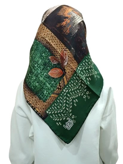 LEVİDOR İ-3409 TWİLL İPEK EŞARP - 6