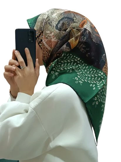 LEVİDOR İ-3409 TWİLL İPEK EŞARP - 4