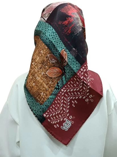 LEVİDOR İ-3409 TWİLL İPEK EŞARP - 3