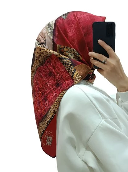 LEVİDOR İ-3409 TWİLL İPEK EŞARP - 8