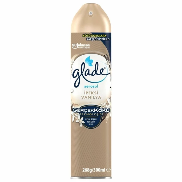 Glade Aerosol İpeksi Vanilya 300 ml