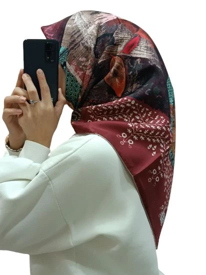 LEVİDOR İ-3409 TWİLL İPEK EŞARP