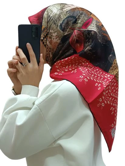 LEVİDOR İ-3409 TWİLL İPEK EŞARP - 7