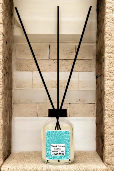 Yüksek frekans Bambu Çubuklu Oda Kokusu 50ml Reed Diffuser - 2