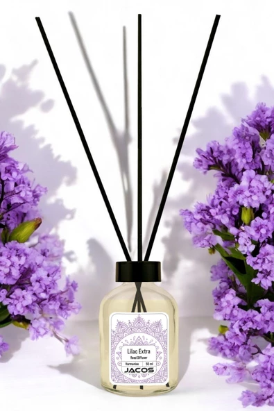 Leylak Kokulu Bambu Çubuklu Leylak Kokulu Çubuklu Oda Kokusu 50ml Reed Diffuser - 2