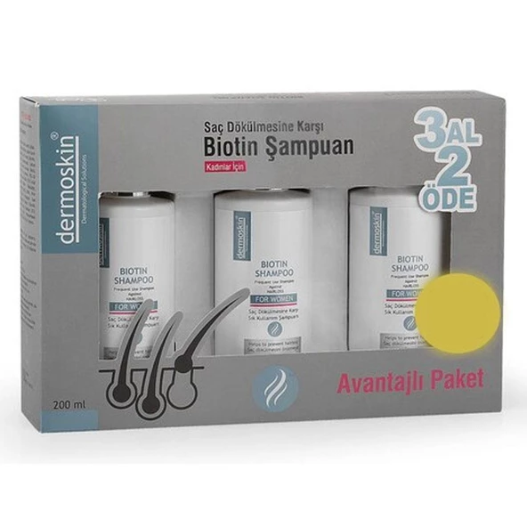 Dermoskin Biotin Şampuan 3 Al 2 Öde ürün görseli 1